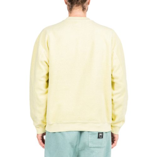 Brain dead REVERSE FLEECE CREWNECK SWEATSHIRT LEMON 3 50275