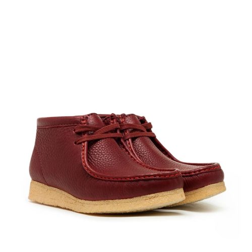 clarks originals x sporty rich wallabee boot bordeaux 794465