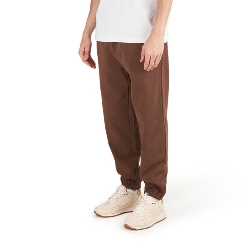 dime classic small logo sweatpants braun 663428