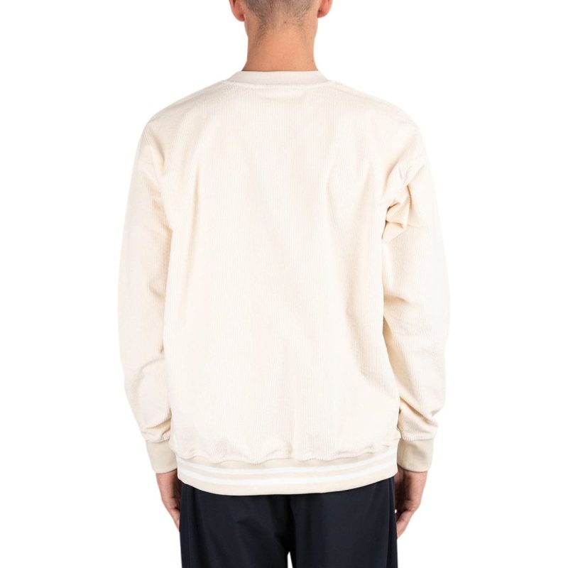 dime team corduroy crewneck beige 369034