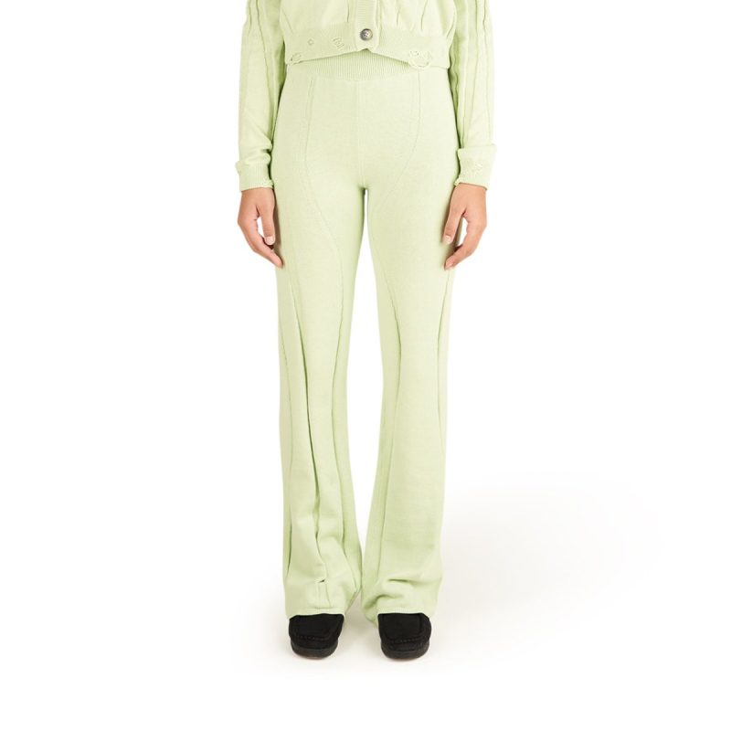 han kjobenhavn knit trousers blass grun 952476