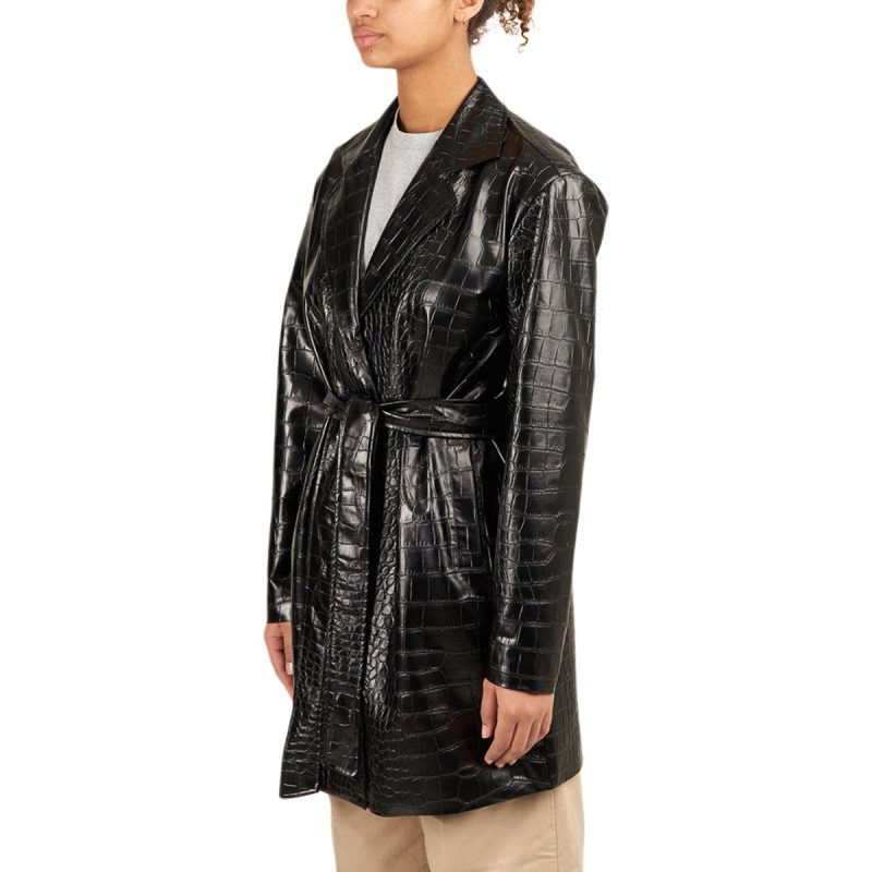 han kjobenhavn wrap belt jacket schwarz 144074