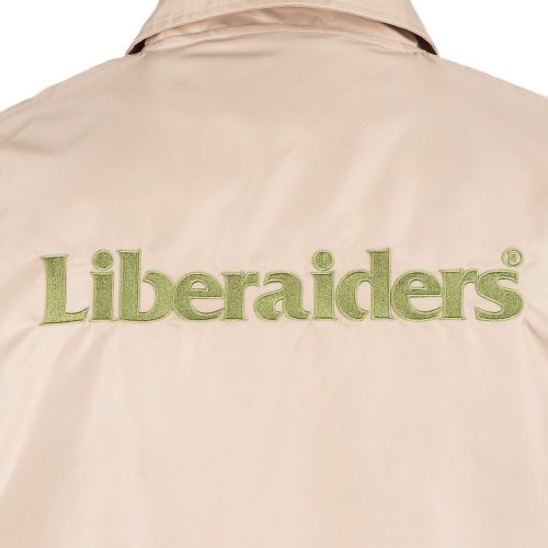 liberaiders og embroidery coach jacket beige 216164