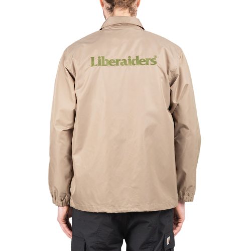 liberaiders og embroidery coach jacket beige 559347