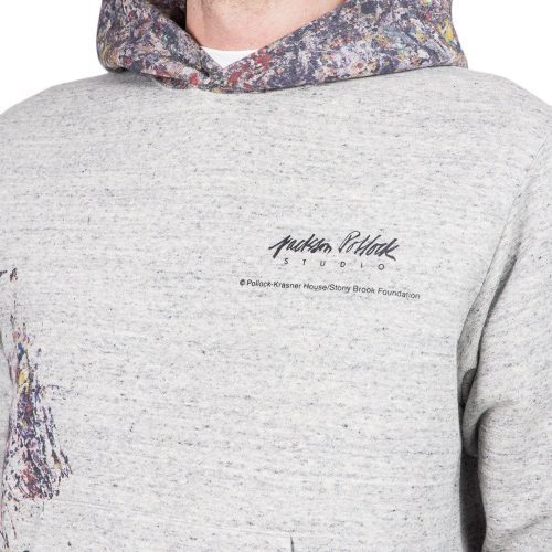 medicom adam et rope x jackson pollock studio splash hoodie dunkelgrau 168712