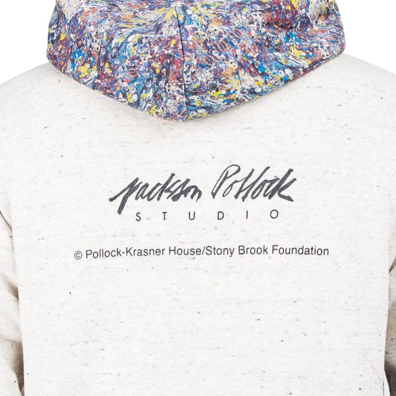 medicom adam et rope x jackson pollock studio splash hoodie hellgrau 168588