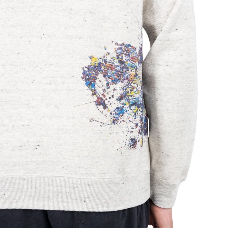 medicom adam et rope x jackson pollock studio splash hoodie hellgrau 418110