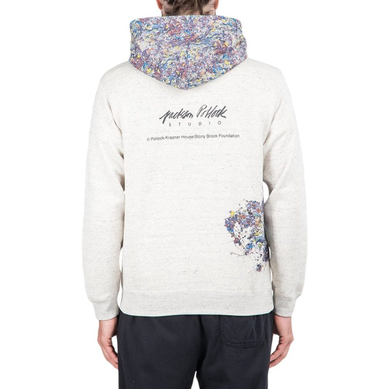 medicom adam et rope x jackson pollock studio splash hoodie hellgrau 591775