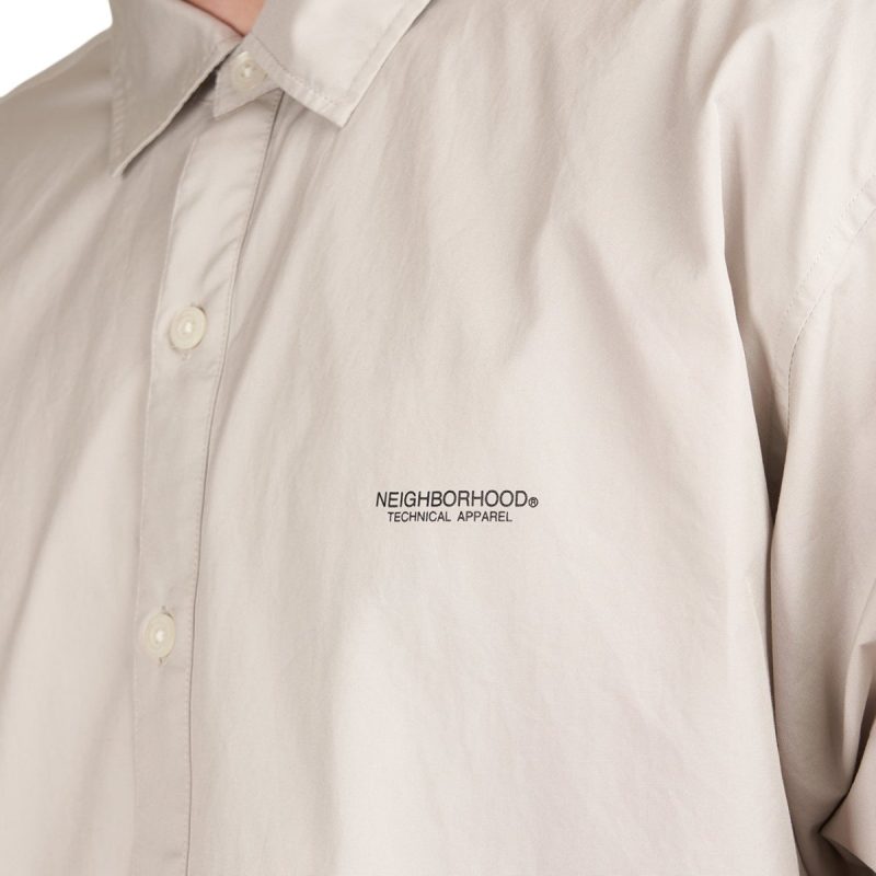 neighborhood trad c shirt grau 672060