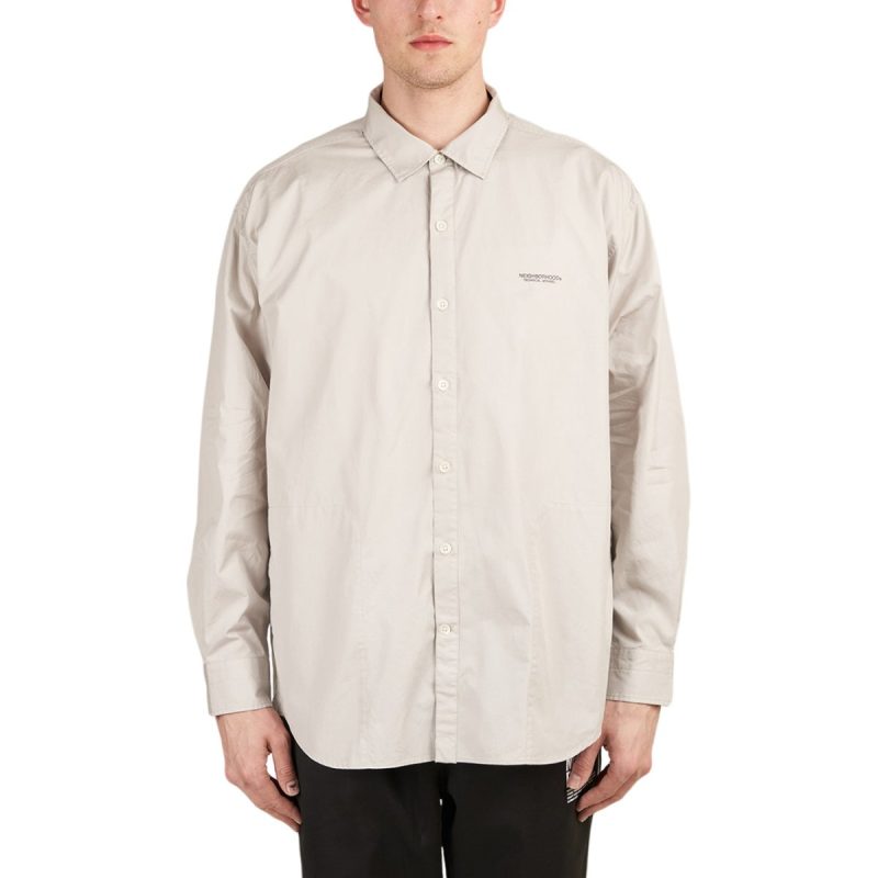 neighborhood trad c shirt grau 989030