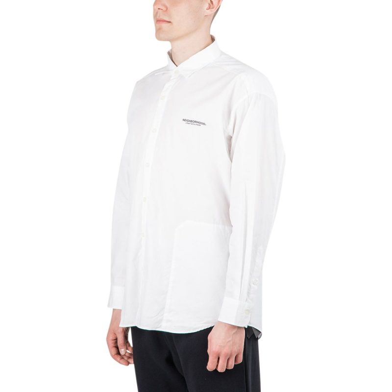 neighborhood trad c shirt weiss 333026