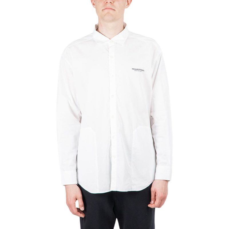 neighborhood trad c shirt weiss 852901