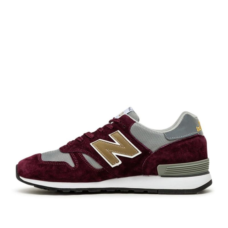 new balance m670 bgw made in england burgundy grau 168495