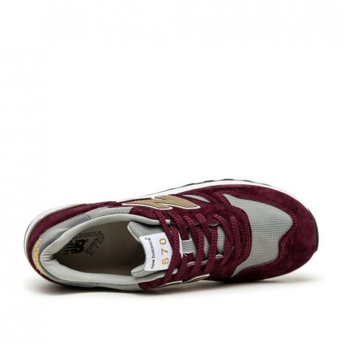 new balance m670 bgw made in england burgundy grau 478500