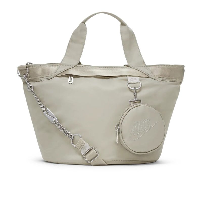 nike wmns futura luxe tote bag beige grau 810408