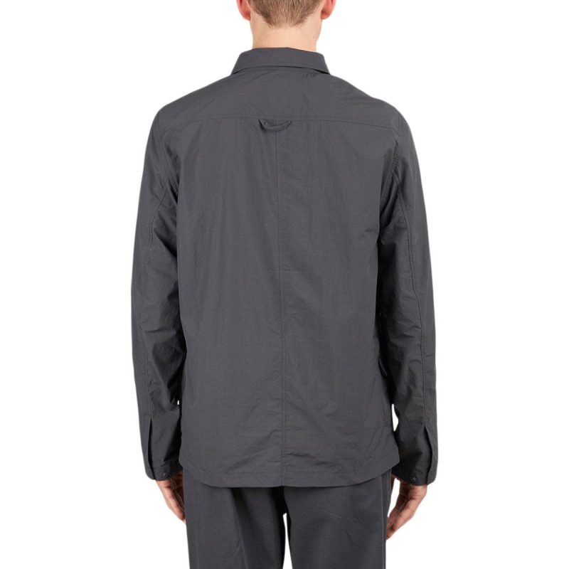 norse projects jens packable jacket grau 702839