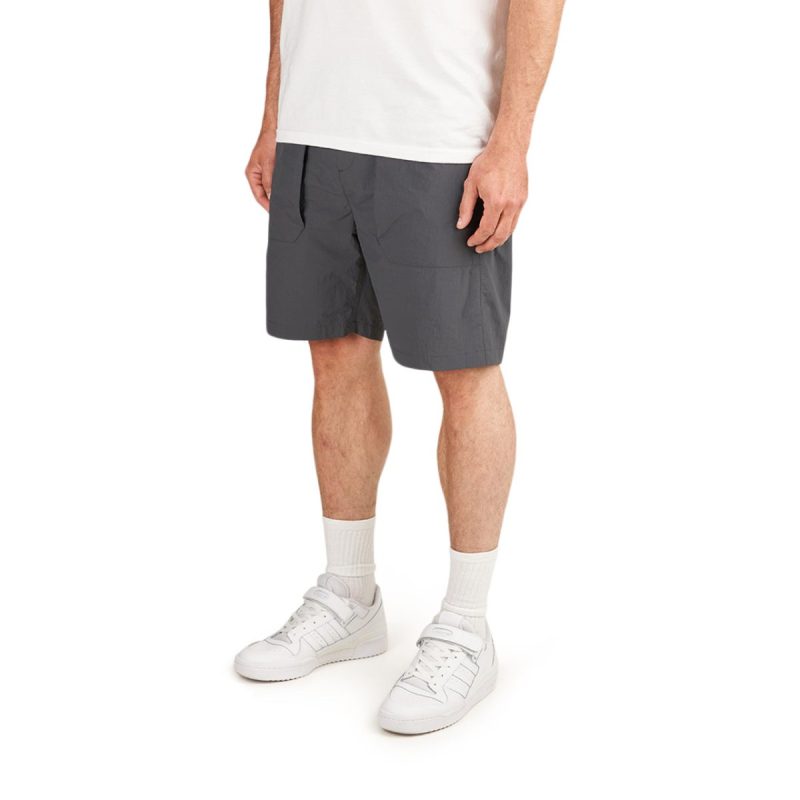 norse projects luther packable short grau 544752