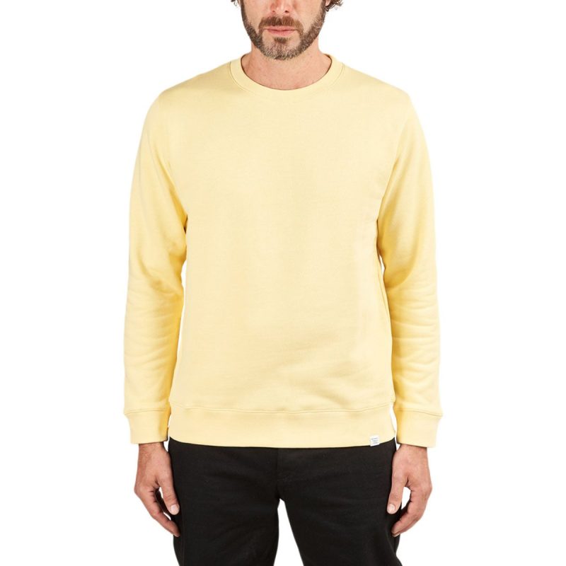 norse projects vagn classic crewneck hell gelb 553106