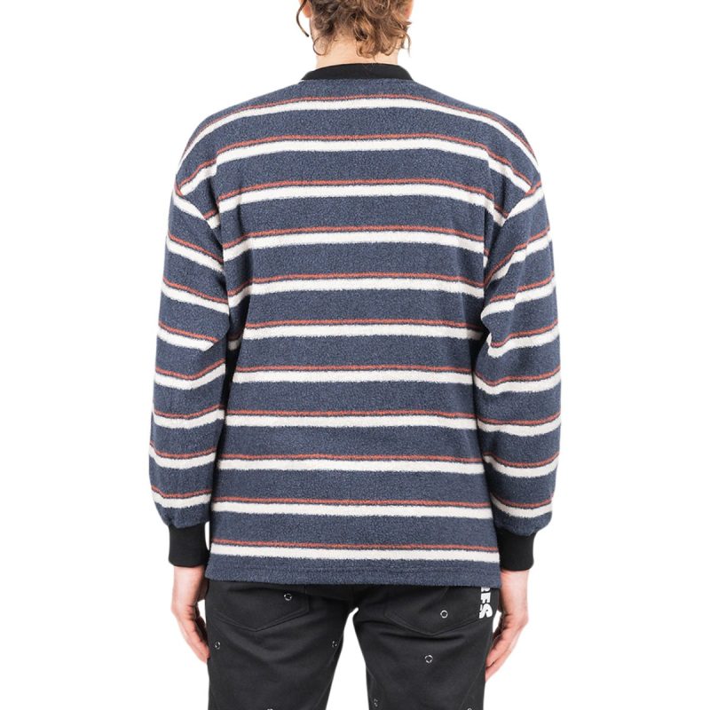 pleasures ace reverse fleece crewneck multi 103903