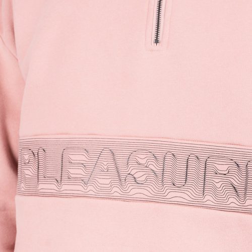 pleasures decline quarter zip pullover rosa 531592