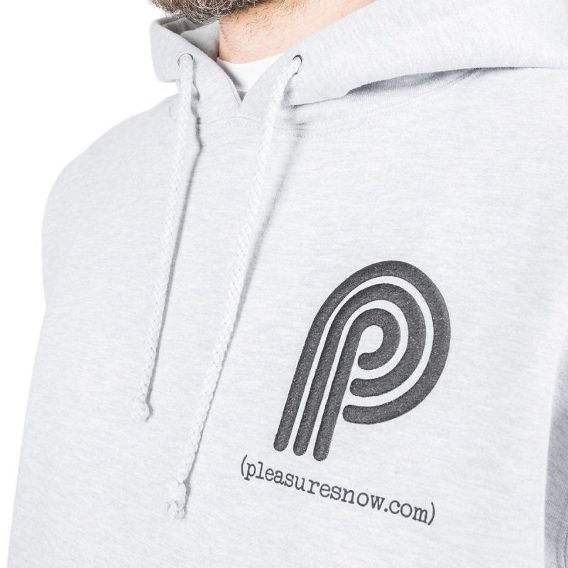 pleasures meditate hoodie hellgrau 402831