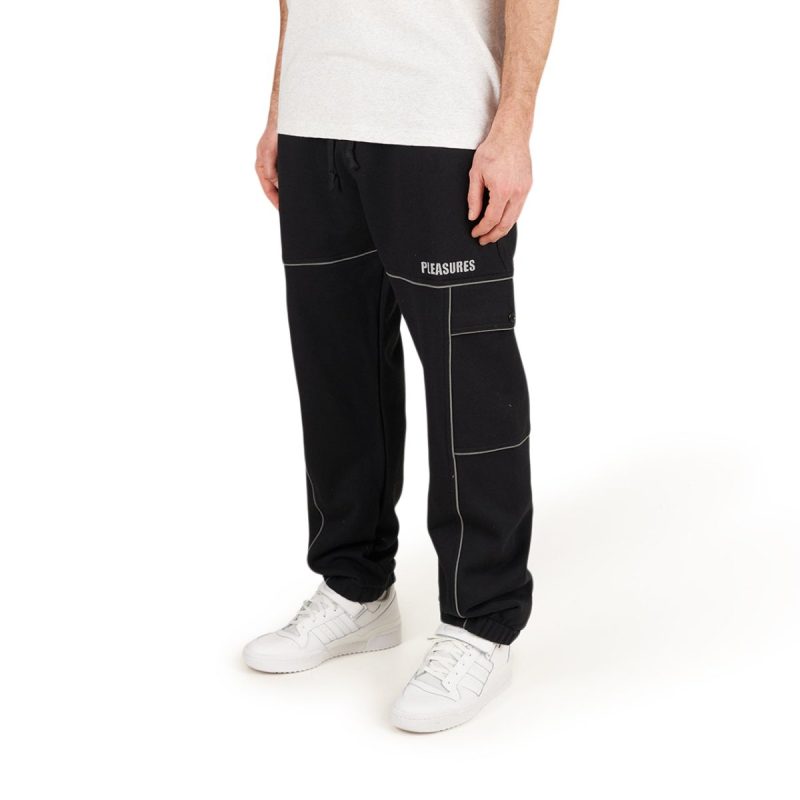 pleasures oracle cargo sweatpants schwarz 791134