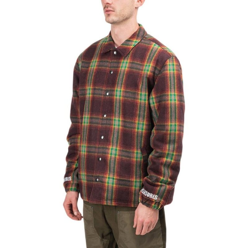 pleasures paradox heavyweight coaches jacket multi 214177