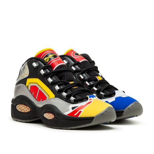 reebok x power rangers question mid schwarz multi 301773