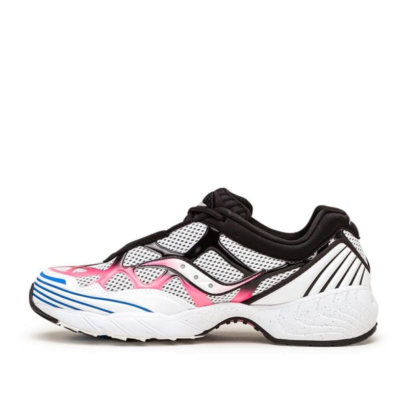 saucony grid web weiss schwarz pink blau 437822