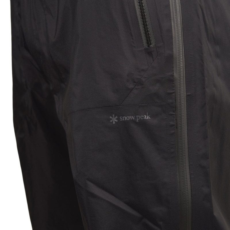 snow peak 25 layer rain pants schwarz 389519