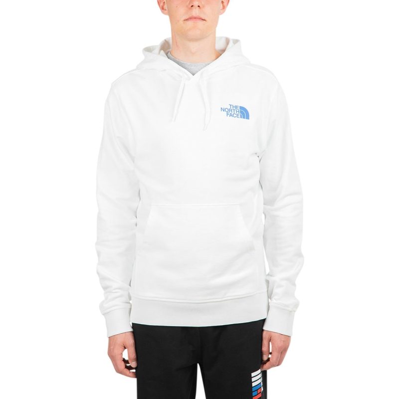 the north face international collection classic climb hoodie weiss 106204