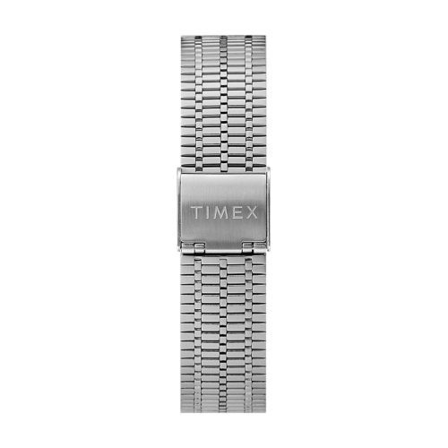 timex archive q diver reissue 38mm silber blau orange 750736