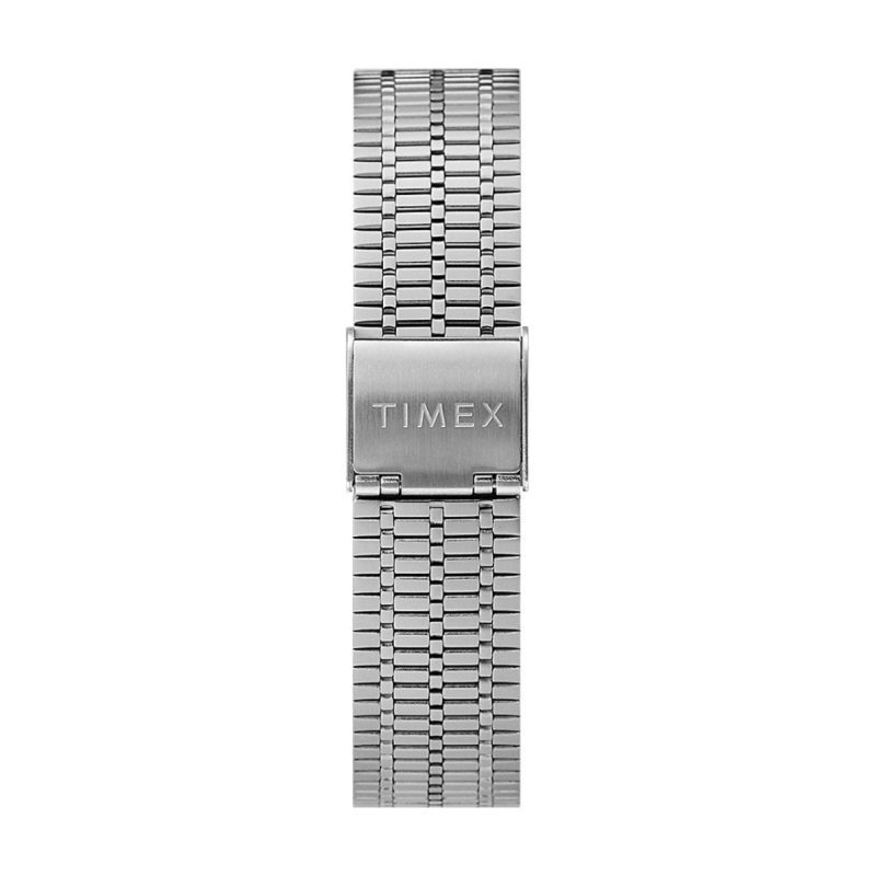 timex archive q diver reissue 38mm silber weiss rot blau 123071