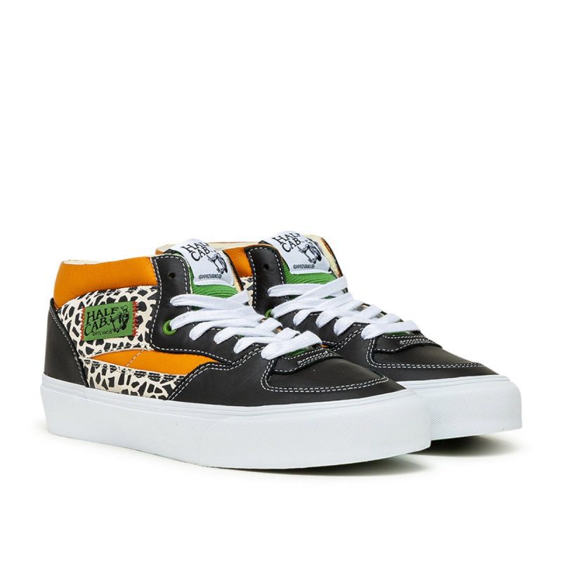 vans vault half cab ef vlt lx schwarz orange 304274