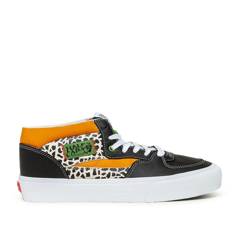 vans vault half cab ef vlt lx schwarz orange 524327