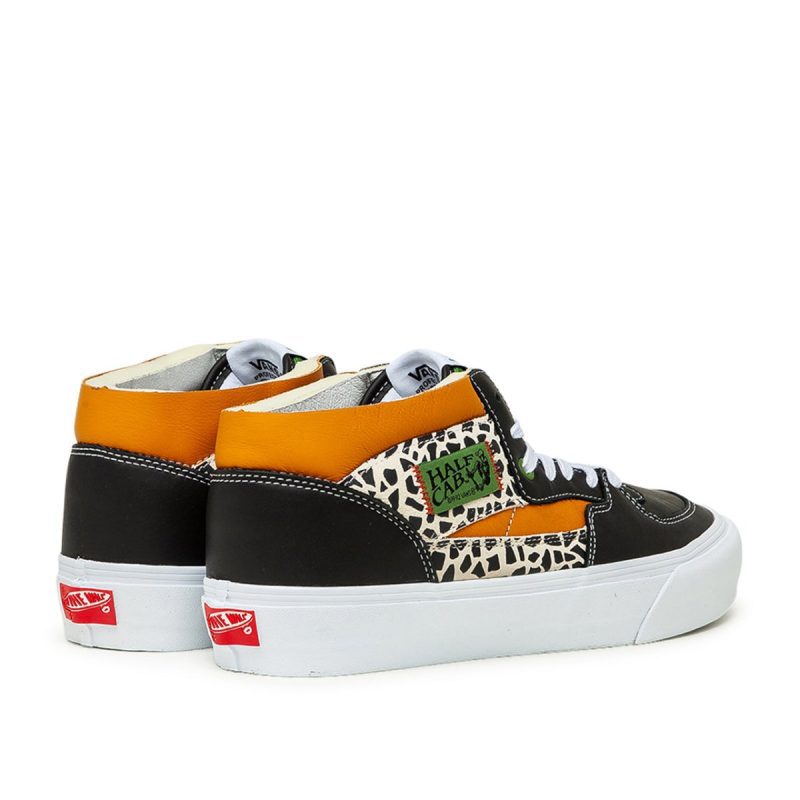 vans vault half cab ef vlt lx schwarz orange 937509